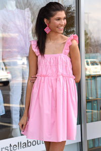 PROVEN HAPPINESS DRESS -PINK
