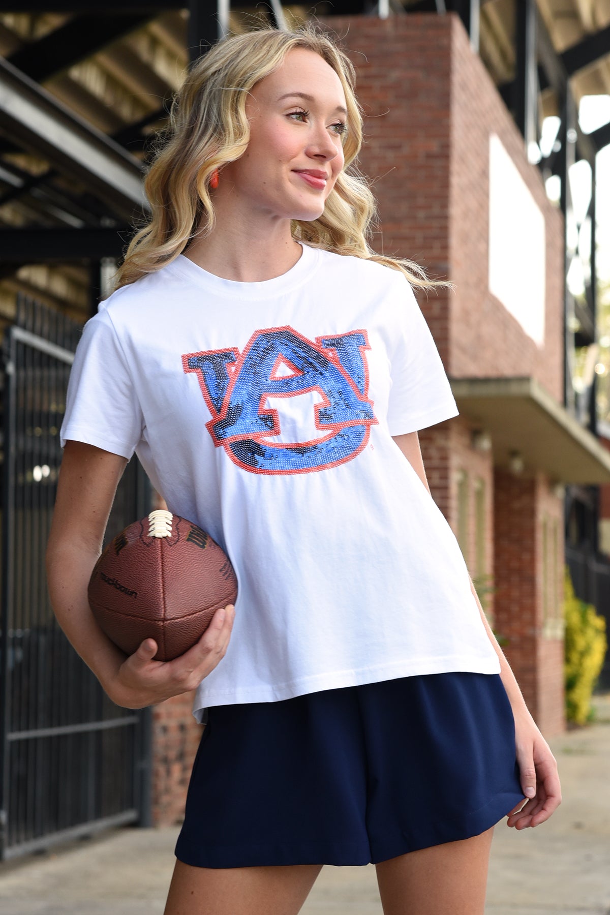 AUBURN SEQUIN TOP