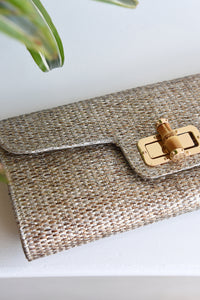 BAMBOO CLUTCH -GOLD