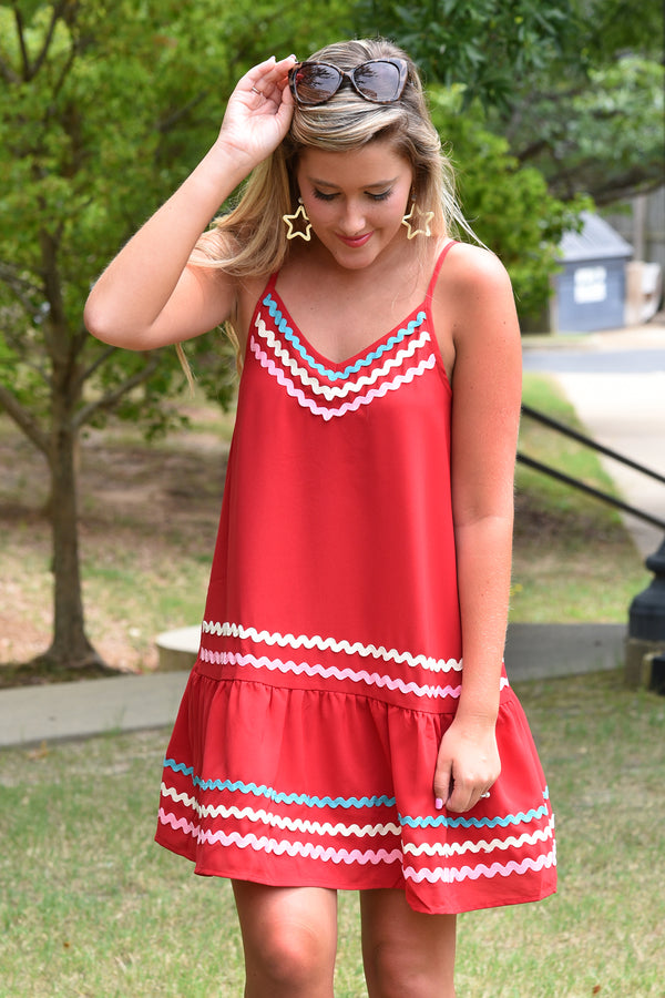 YOU'RE A FIRECRACKER DRESS - Dear Stella Boutique