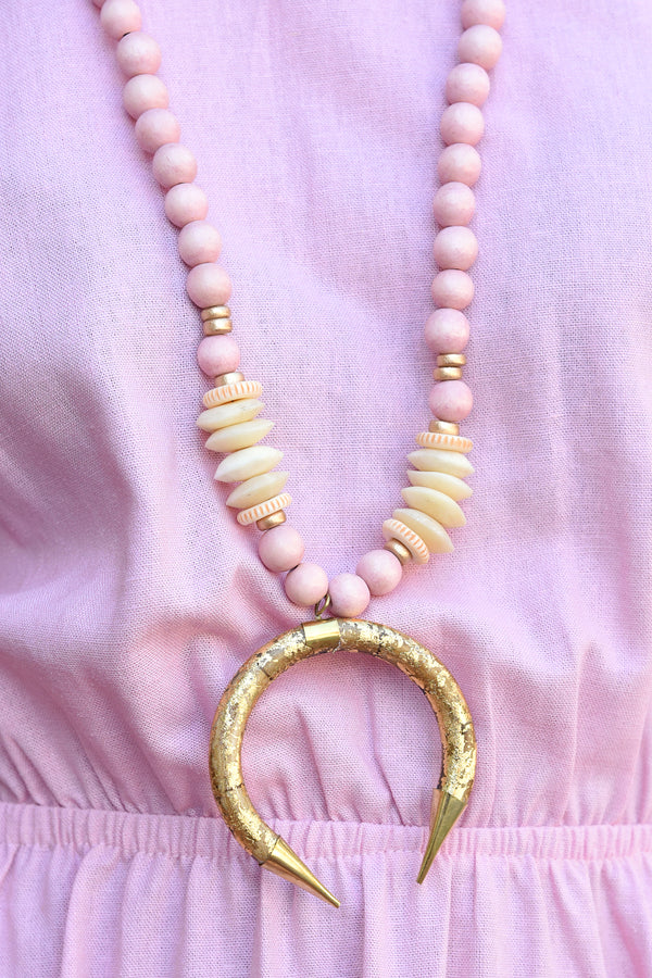 THE ADDISON NECKLACE -PINK