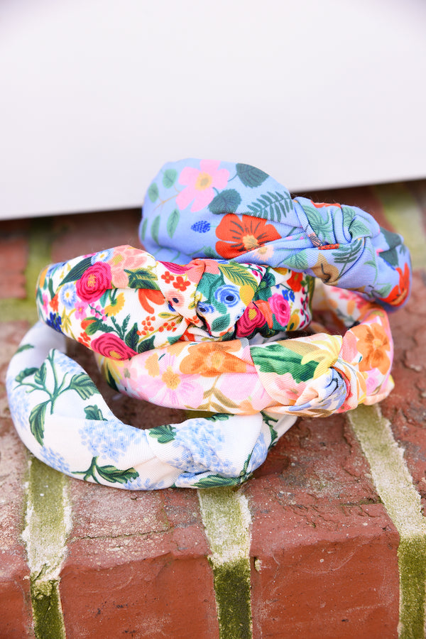 GARDEN PARTY KNOTTED HEADBAND