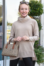 HOOKED ON YOU TUNIC -TAUPE