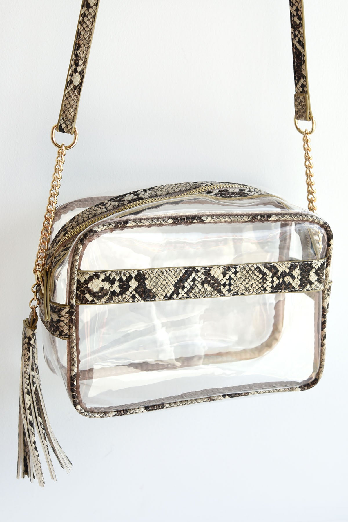 SNAKESKIN BOX PURSE - - Dear Stella Boutique