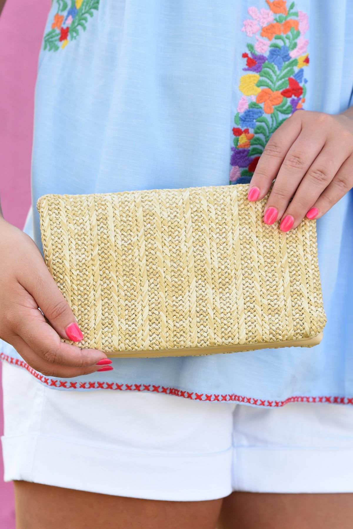 LIZ CROSSBODY - STRAW - Dear Stella Boutique