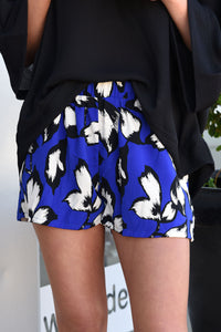 NEED ATTENTION SHORTS -ROYAL BLUE