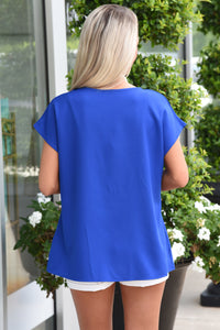STAY CLASSIC TOP - ROYAL BLUE