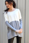 JASMINE SWEATER-GREY