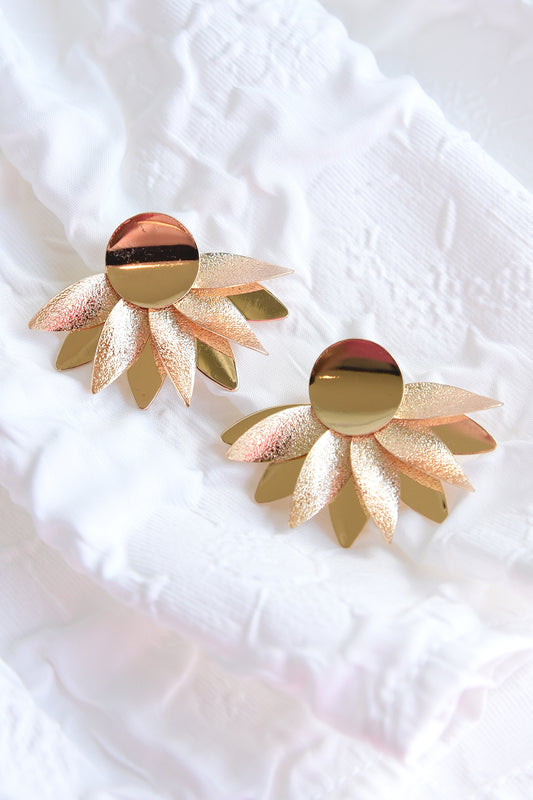 GOLD WING EARRINGS