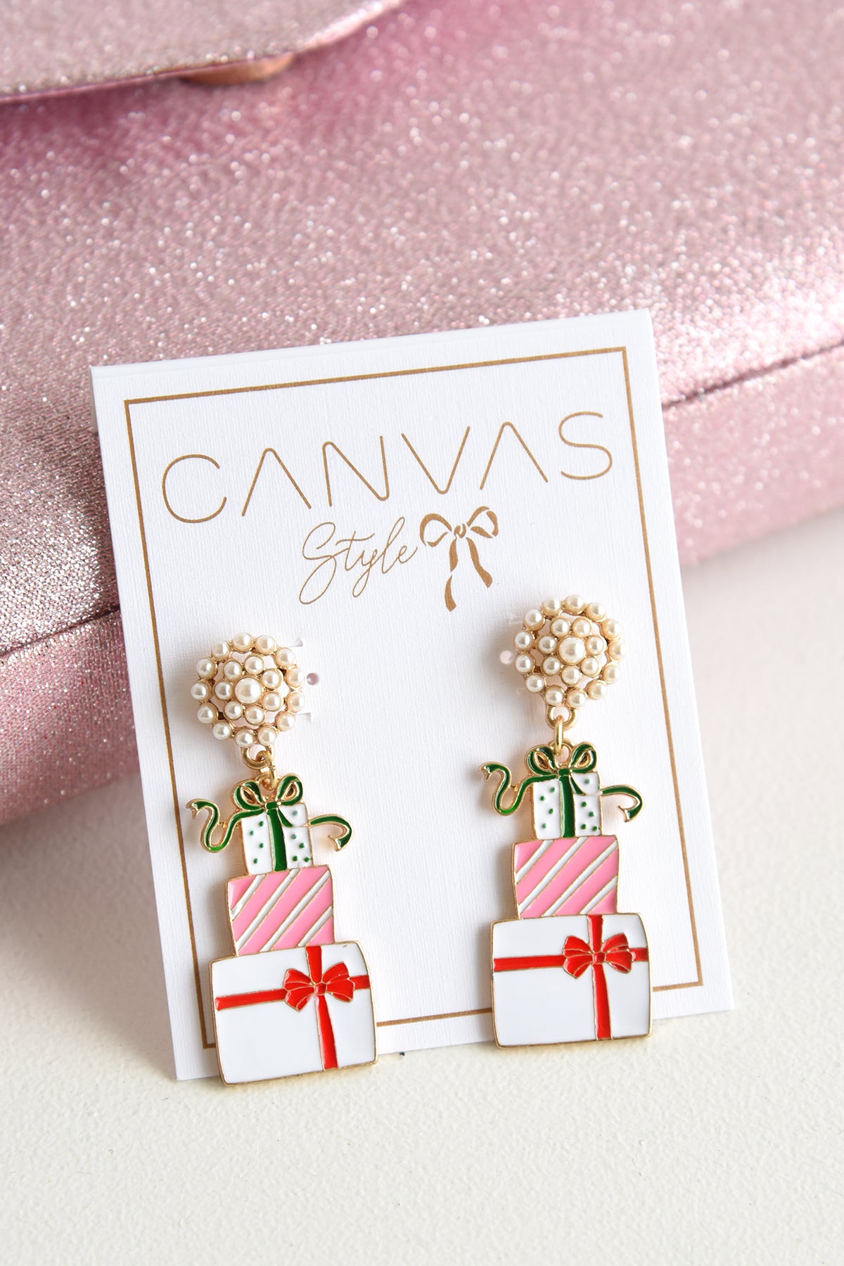 CHRISTMAS PRESENT EARRINGS