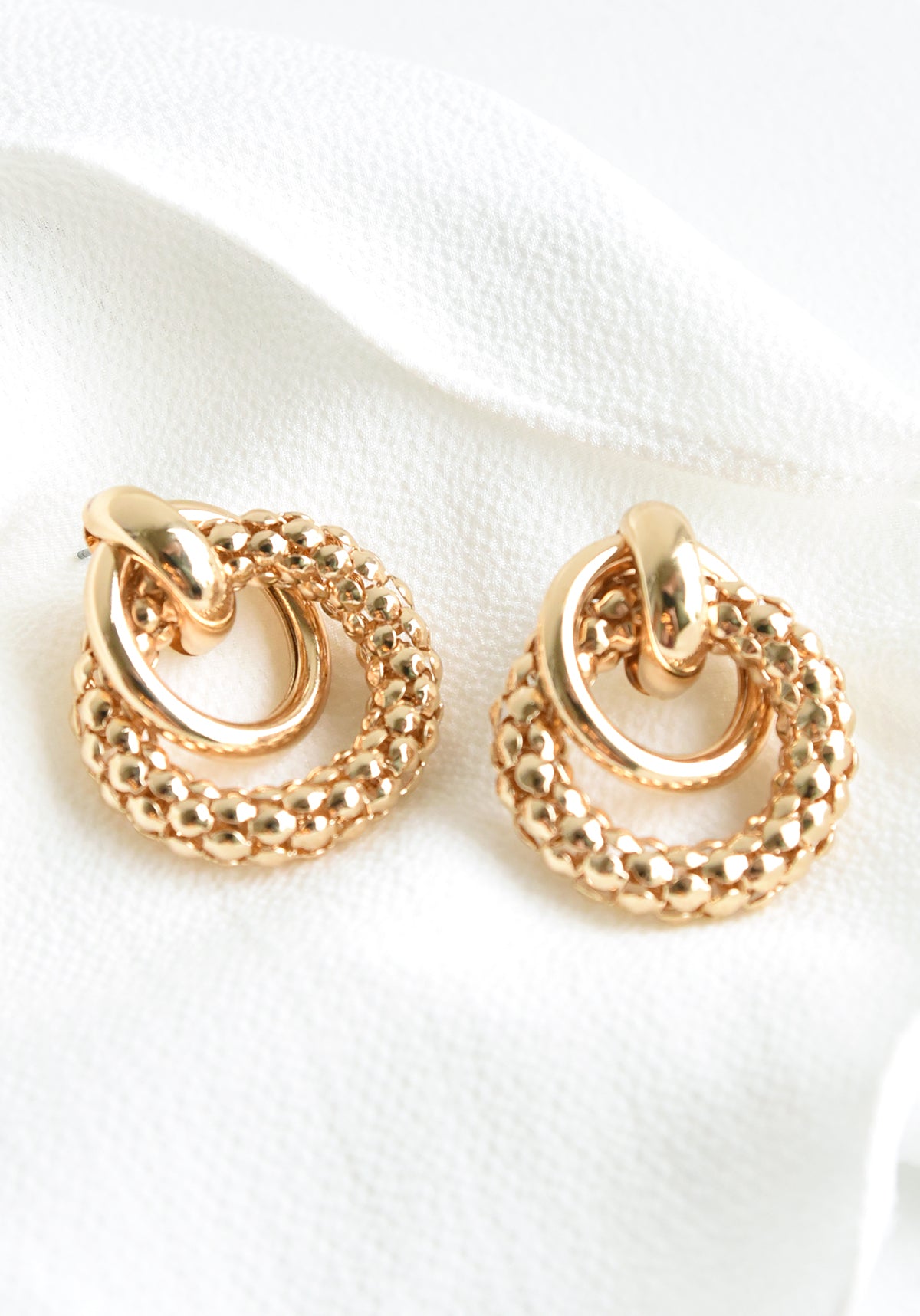 GOLD KNOCKER STUDS