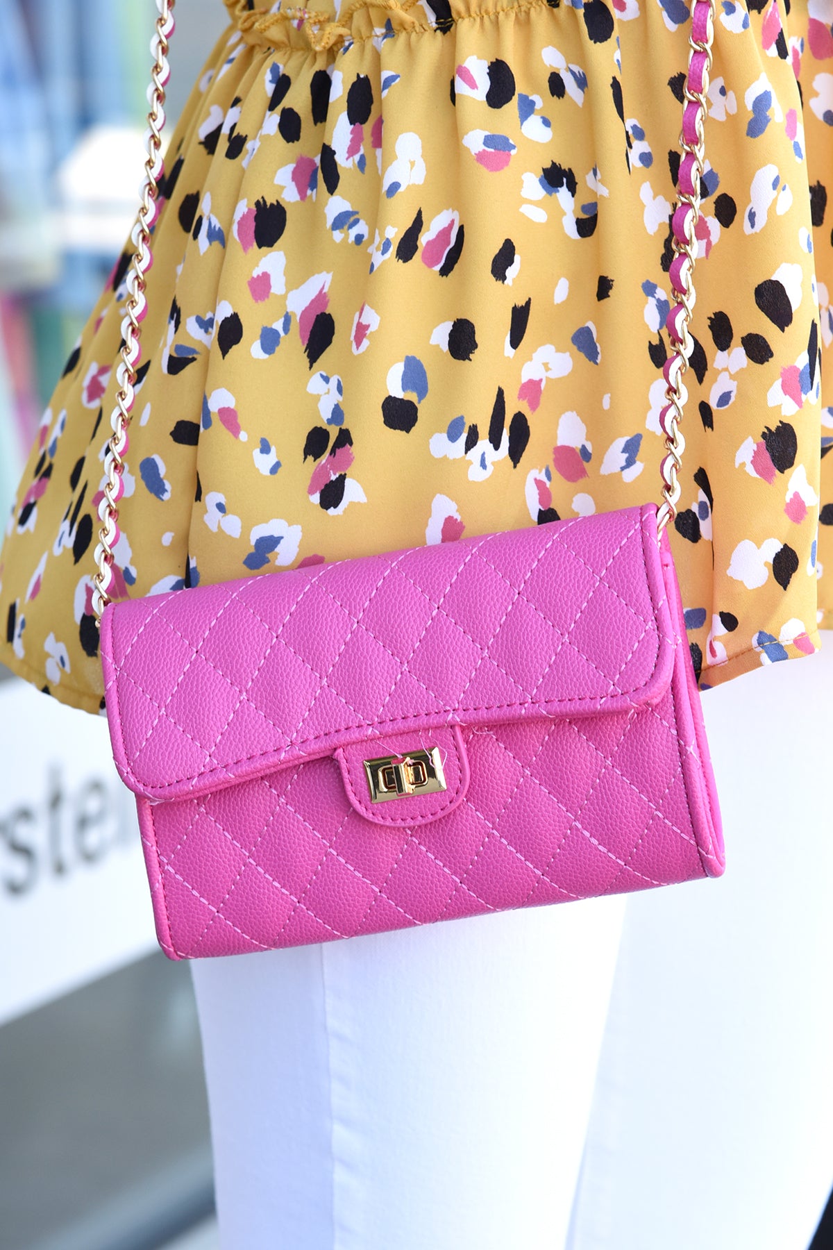 SITKA QUILTED CROSSBODY - PINK