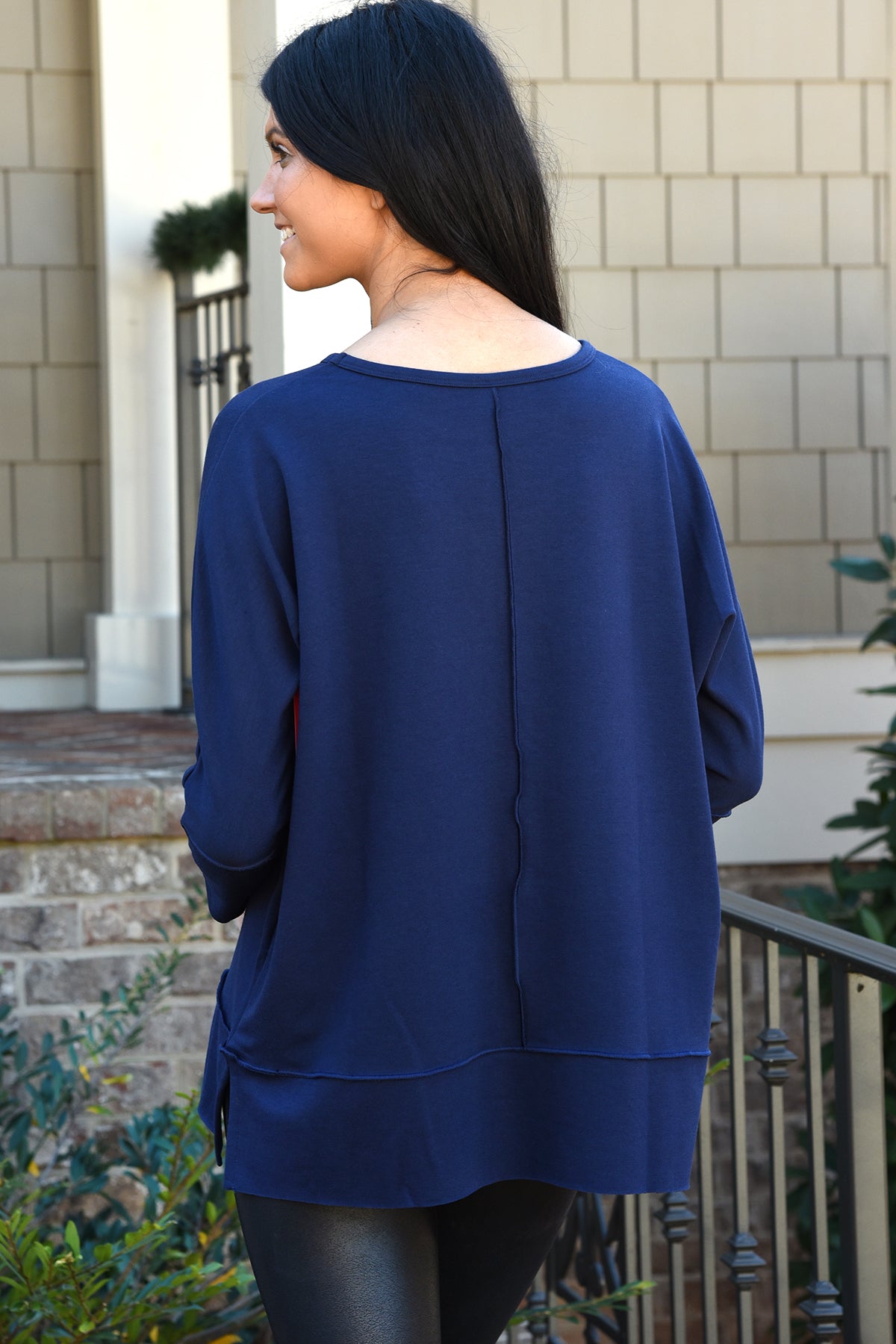 SPANX PERFECT LENGTH TOP -EMPIRE BLUE