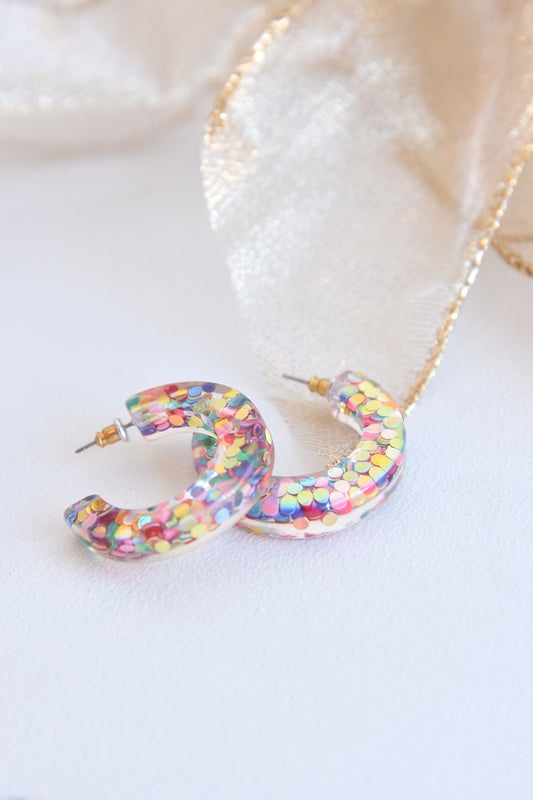 GLITTER HOOPS