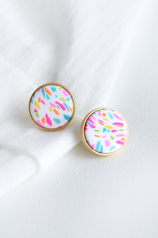 MAVERY STUD EARRINGS -MULTI