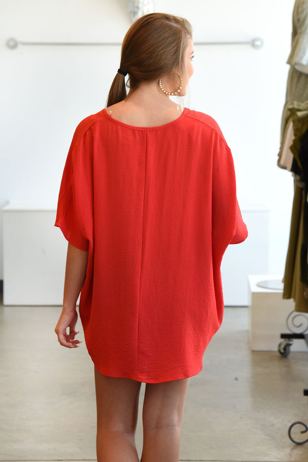 SIMPLE AS THAT TOP-RED