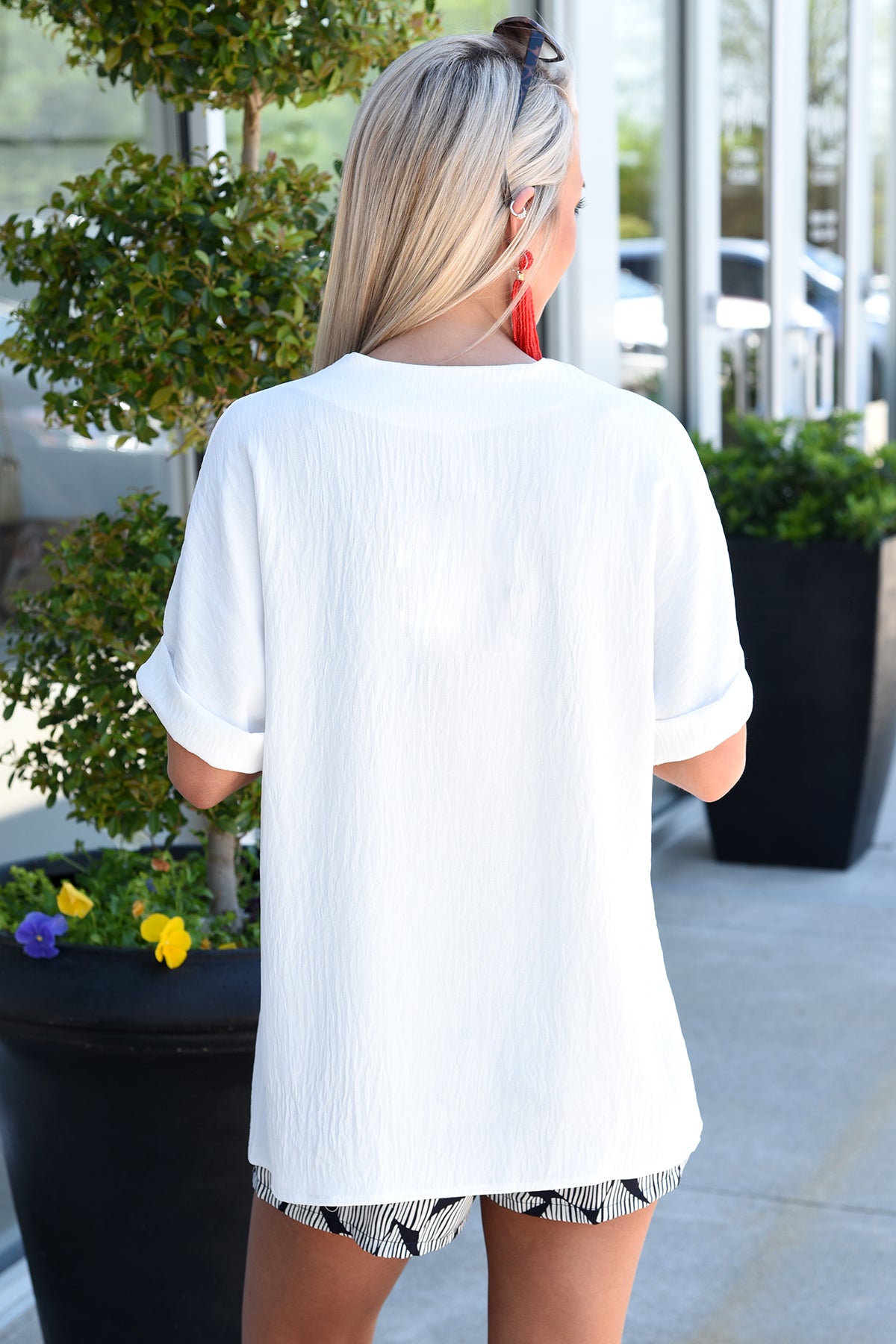 KEEP IT SIMPLE TOP -WHITE