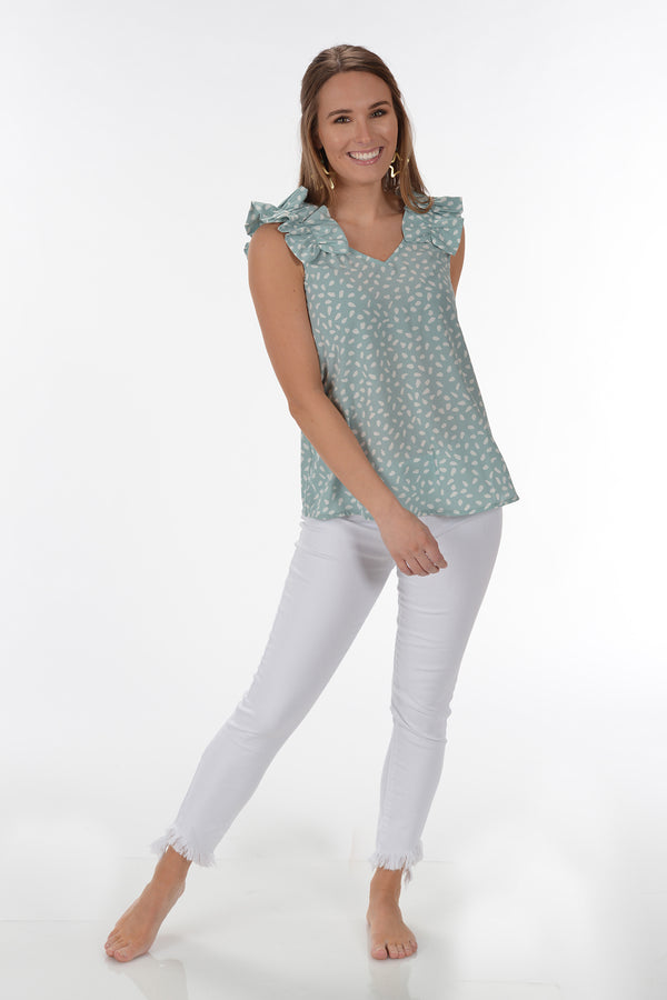 LET ME ADORE YOU TOP -MINT - Dear Stella Boutique