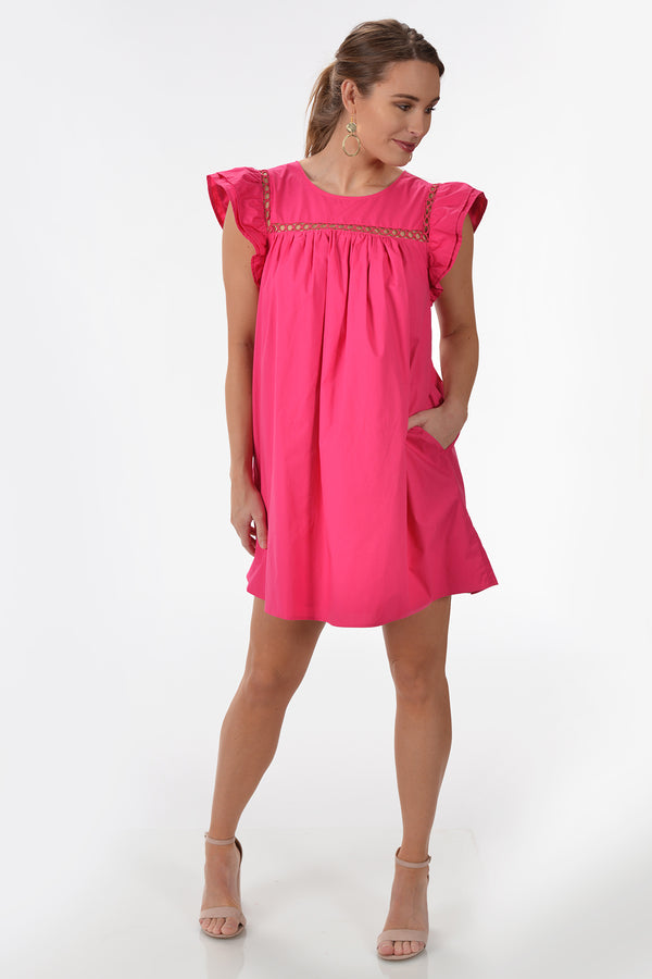 MADE OF DREAMS DRESS -PINK - Dear Stella Boutique