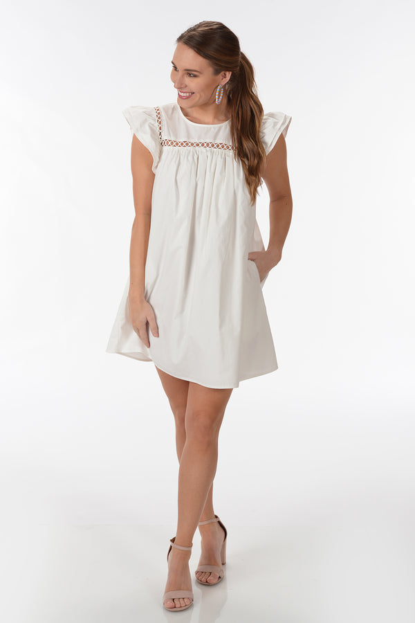 MADE OF DREAMS DRESS -WHITE - Dear Stella Boutique