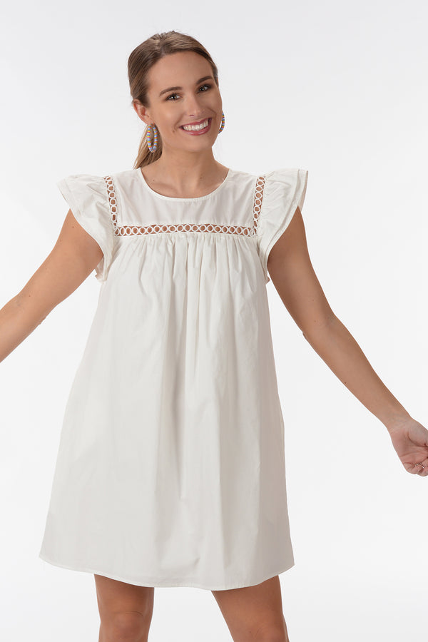 MADE OF DREAMS DRESS -WHITE - Dear Stella Boutique