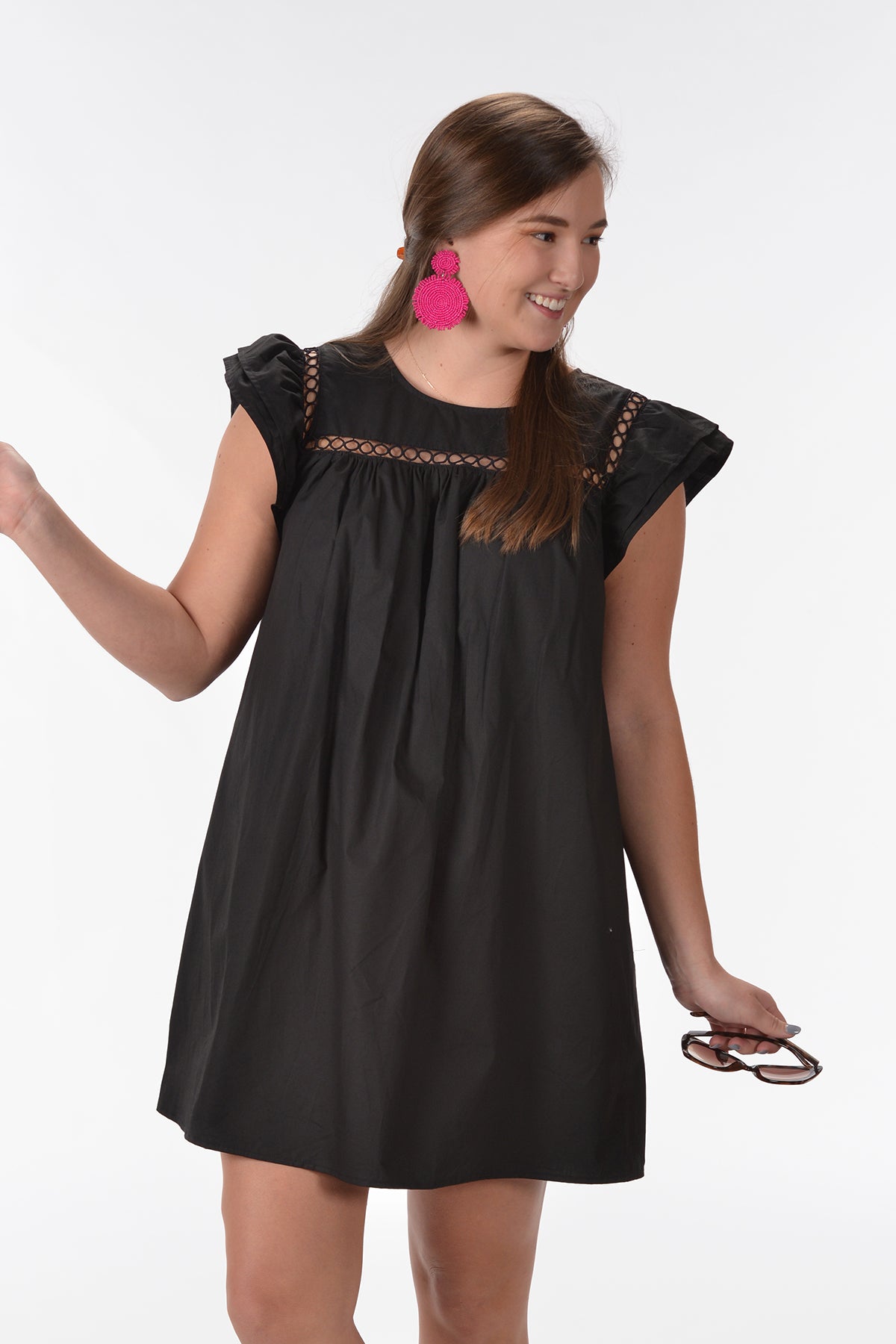 MADE OF DREAMS DRESS -BLACK - Dear Stella Boutique