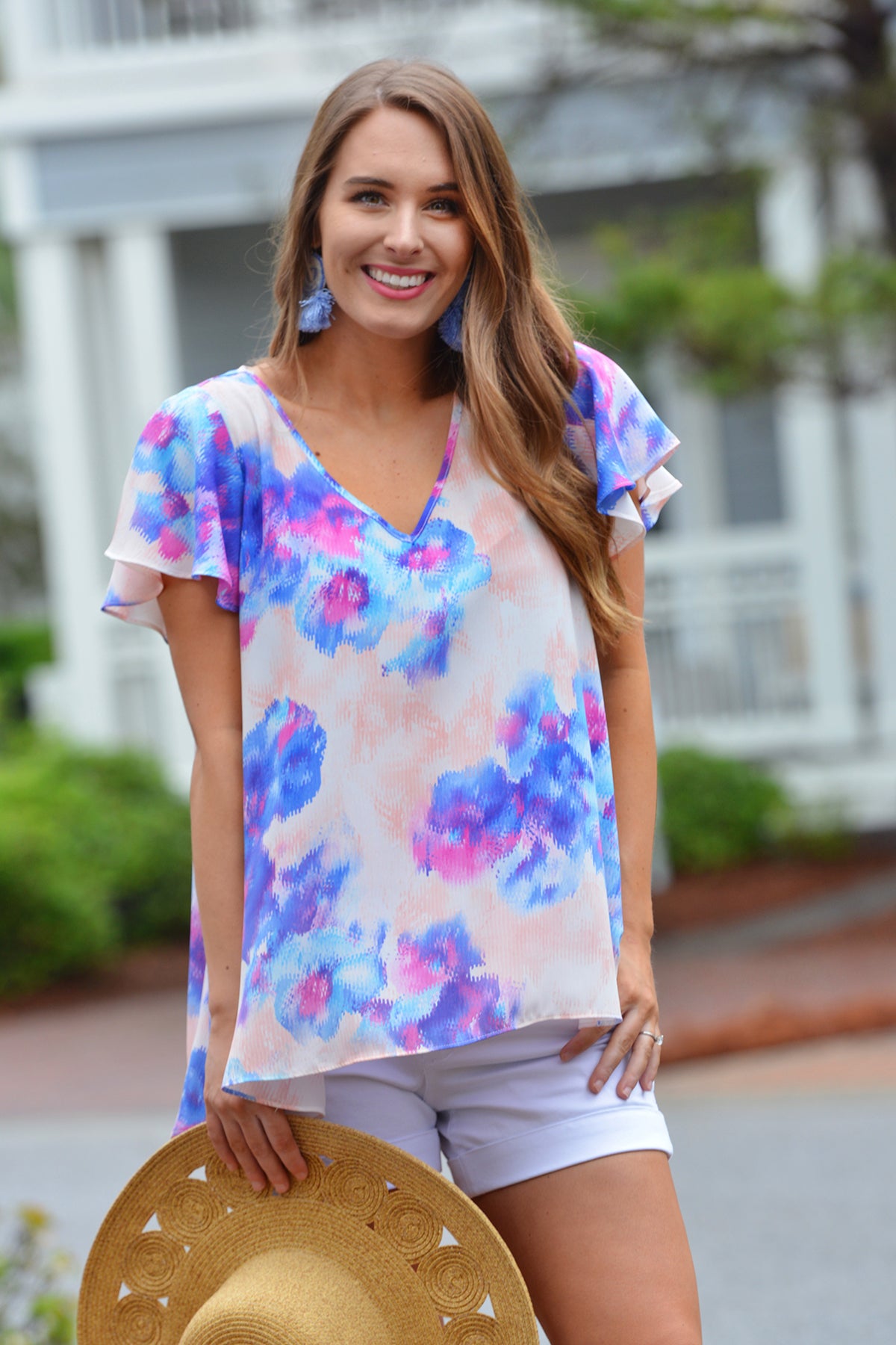 BUDDY LOVE AVRIL TOP- PANSY - Dear Stella Boutique