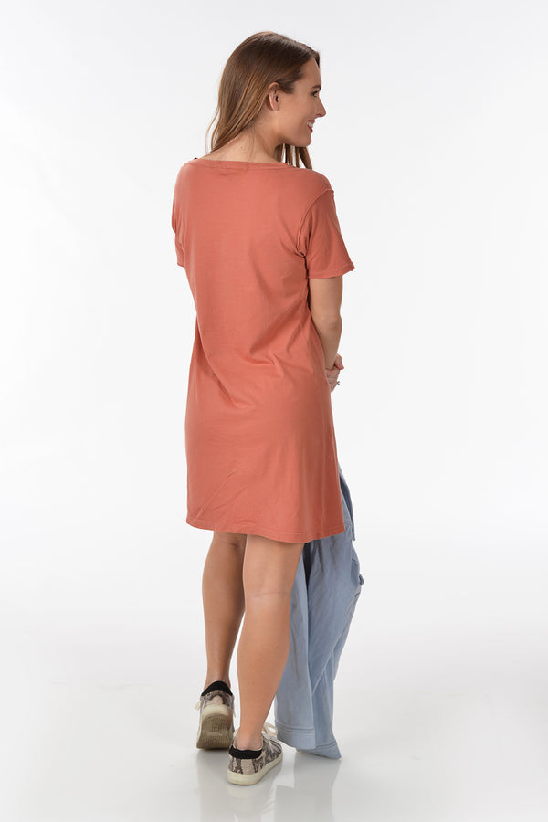 Z SUPPLY ORGANIC COTTON T-SHIRT DRESS -DESERT SAND - Dear Stella Boutique