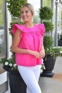 GLAM GIRL TOP - PINK